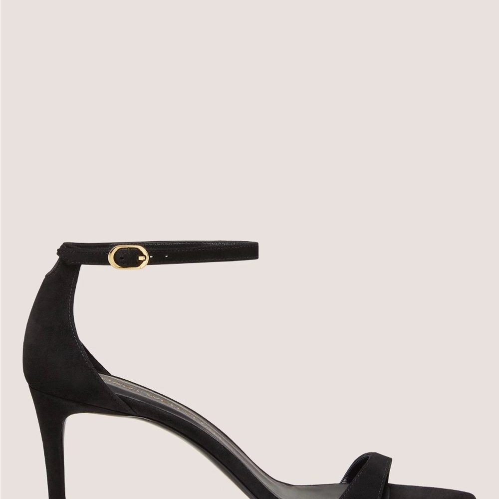 Stuart Weitzman Black Suede Heels